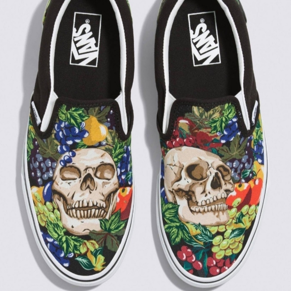 Vans Old Skool Skulls and fruits design Shoes Mens11 New - Picture 8 of 8